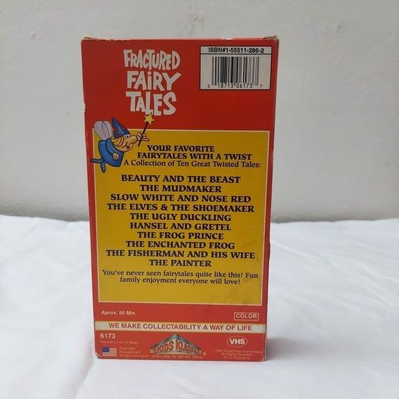 Fractured Fairy Tales VHS 1992 Your Favorite 10 Fairytales Twisted Goodtimes Vid - Picture 3 of 6